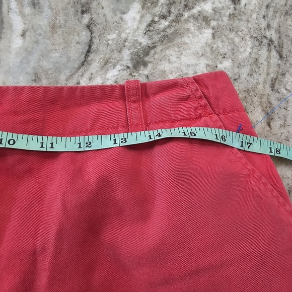 J.Crew Red Chino Shorts Women’s Size 10 Low Fit 100% Cotton Summer Casual - Picture 5 of 8